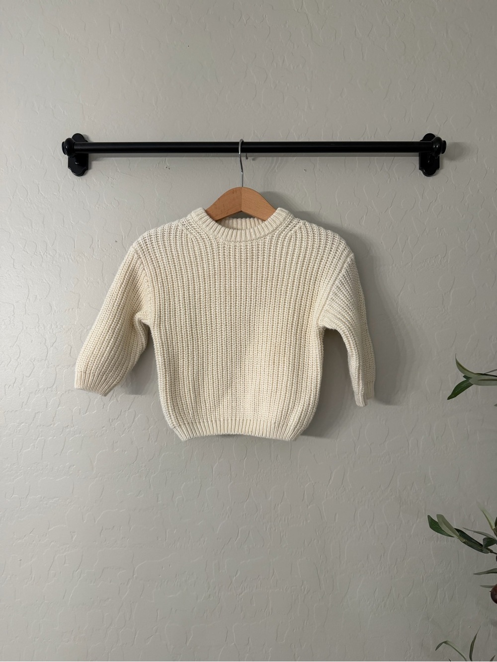 Zara Cream Chunky Knit Sweater